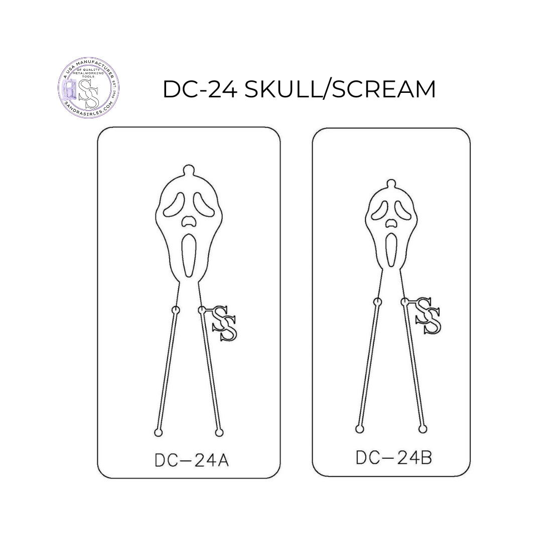 PANCAKE DIE DC-24 SKULL/SCREAM